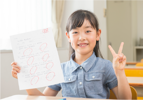 プロ講師がお子様の担当に。学習法を磨き、学習習慣を育てます。